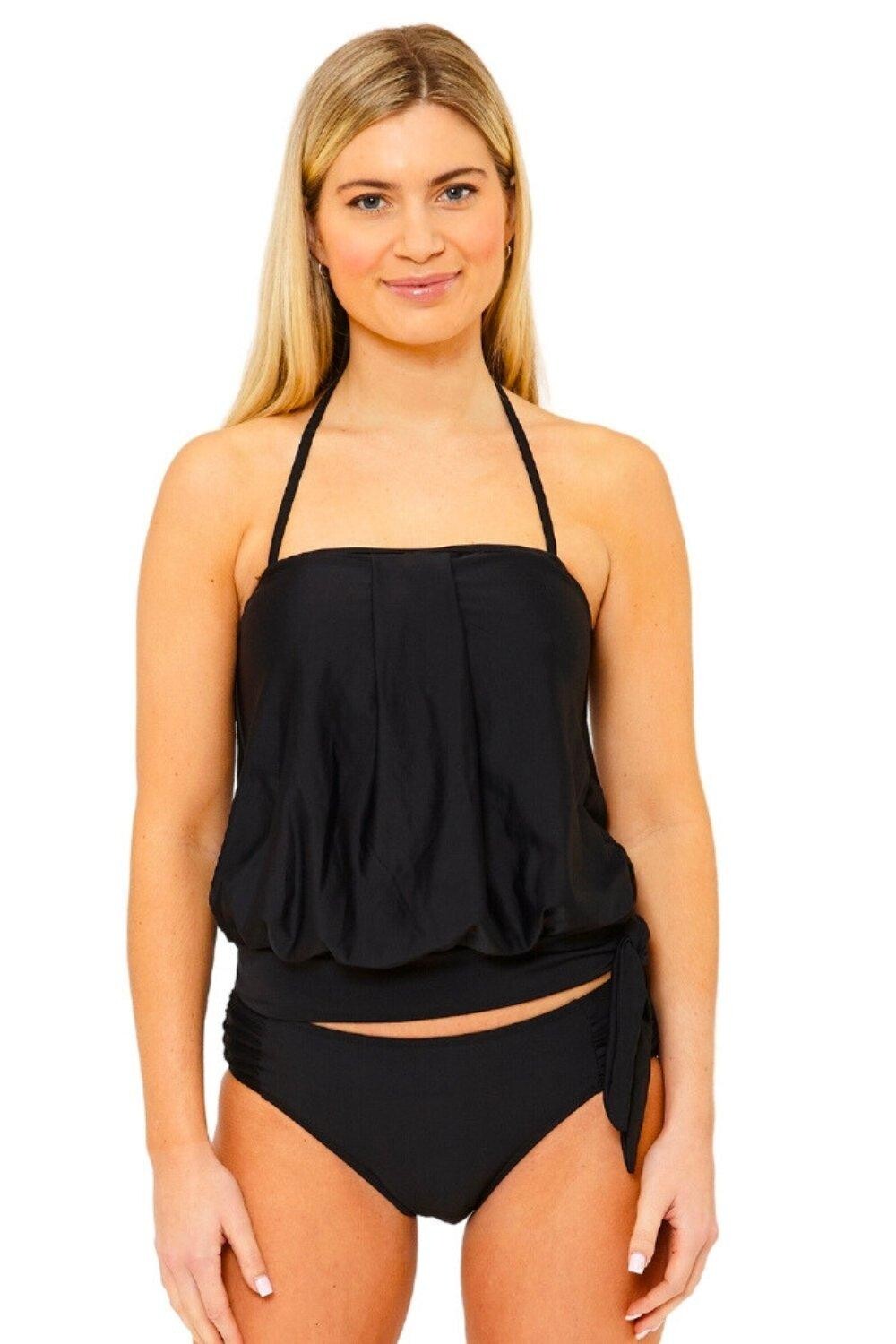 Комплект танкини с драпировкой спереди Scuba, черный
Комплект танкини с драпировкой спереди Scuba, черный