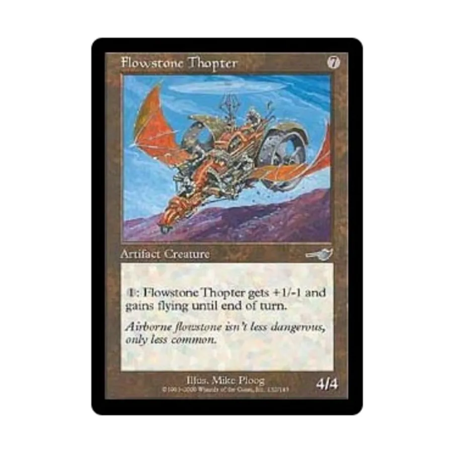 CCG Топтер Flowstone (U), MTG - Nemesis
CCG Топтер Flowstone (U), MTG - Nemesis