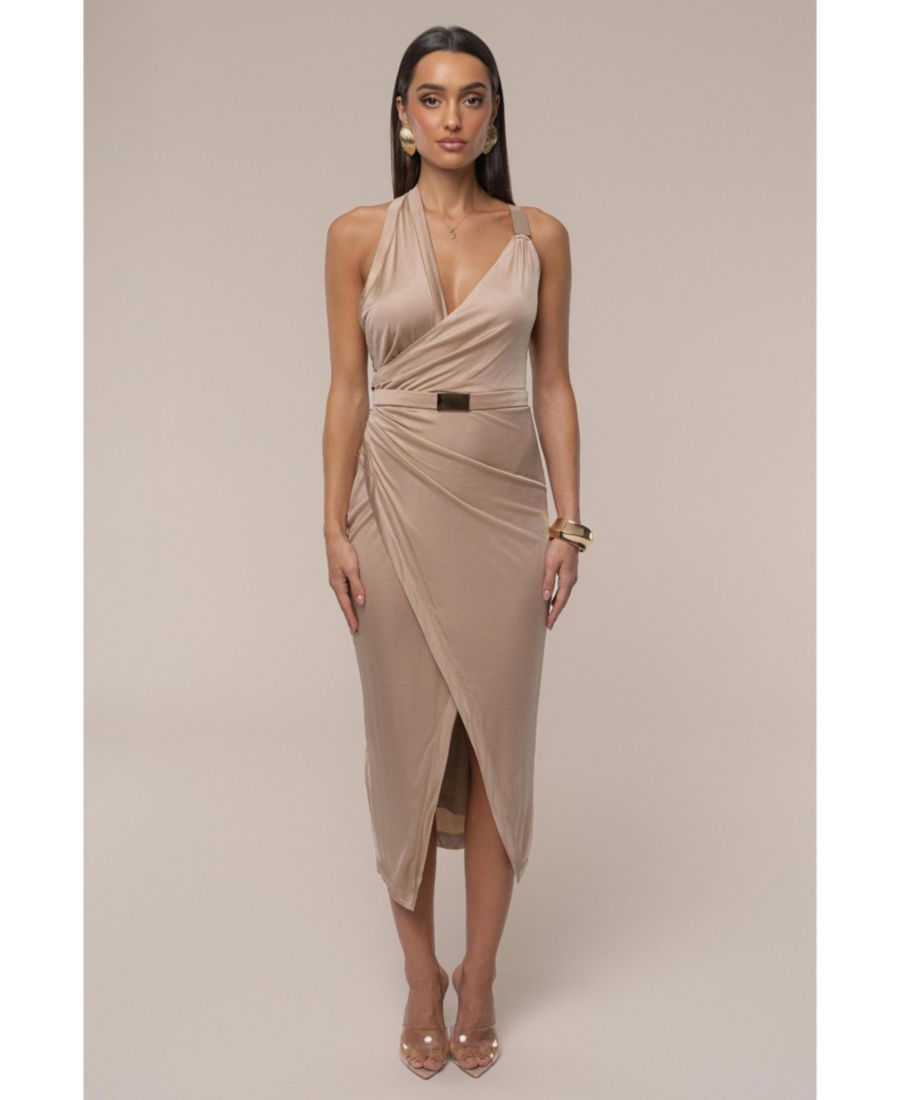 Юбилейное платье-халат с поясом JLUXLABEL, Beige
Юбилейное платье-халат с поясом JLUXLABEL, Beige