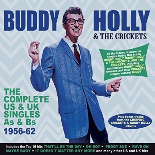 CD диск Holly, Buddy & Crickets: Complete Us & Uk Singles As & Bs 1956-62
CD диск Holly, Buddy & Crickets: Complete Us & Uk Singles As & Bs 1956-62