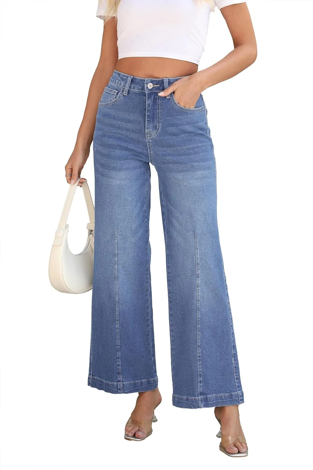 Женские джинсы с высокой посадкой и прямыми штанинами Lunaaevi
Женские джинсы с высокой посадкой и прямыми штанинами Lunaaevi