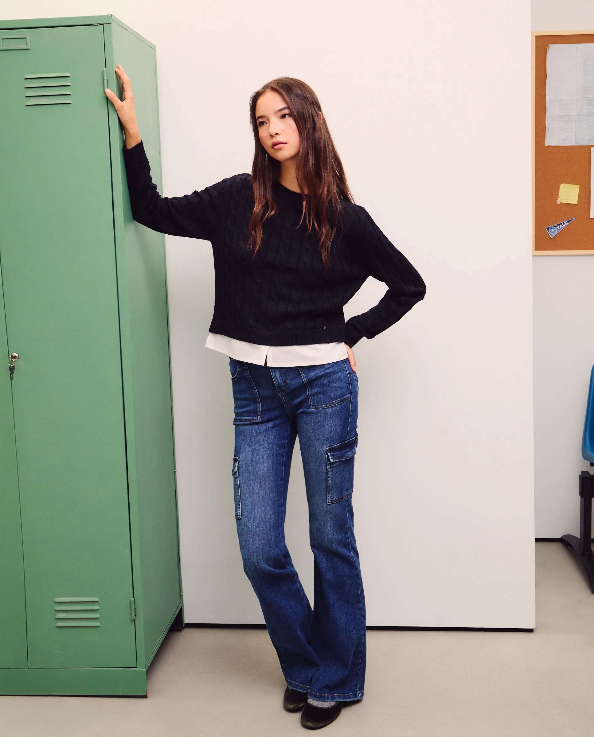 Женский джемпер с косами и разрезом Green Coast, темно-синий
Женский джемпер с косами и разрезом Green Coast, темно-синий