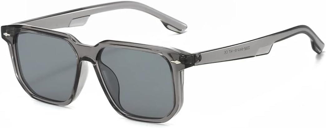 Солнцезащитные очки для мужчин и женщин - защита UV400 - градиентные линзы, заклепки, панк-стиль, маленькая оправа, для занятий спортом на открытом воздухе и вождения DSVIGF, Gray
Солнцезащитные очки для мужчин и женщин - защита UV400 - градиентные линзы, заклепки, панк-стиль, маленькая оправа, для занятий спортом на открытом воздухе и вождения DSVIGF, Gray