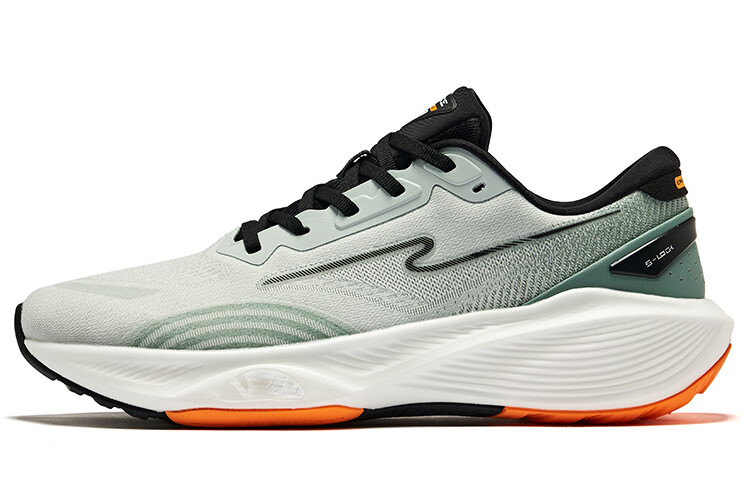 Кроссовки Odd Bullet 5.0 SE мужские с низким верхом светло-серо-зеленые цвета черного цвета Erke 
Кроссовки Odd Bullet 5.0 SE мужские с низким верхом светло-серо-зеленые цвета черного цвета Erke