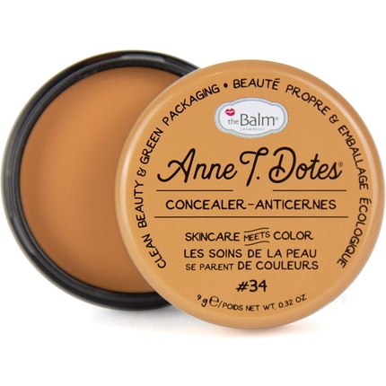 TheBalm Cosmetics Anne T. Dotes Concealer No 34 Medium Dark 9g
TheBalm Cosmetics Anne T. Dotes Concealer No 34 Medium Dark 9g