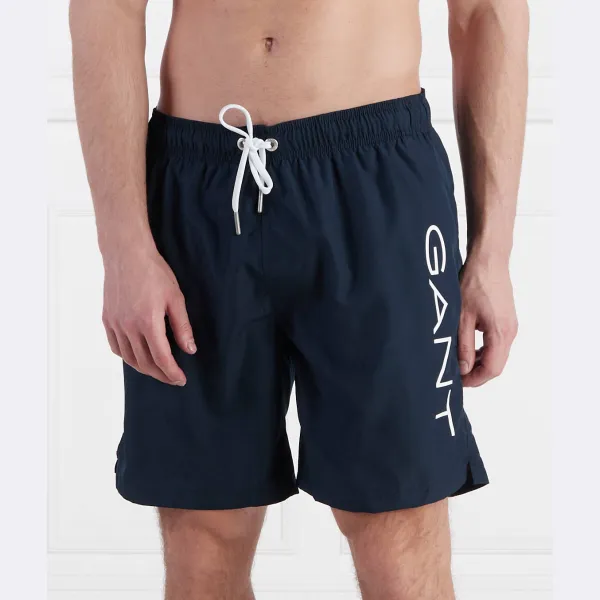 Легкие шорты для плавания стандартного кроя с логотипом LC Gant, синий
Легкие шорты для плавания стандартного кроя с логотипом LC Gant, синий