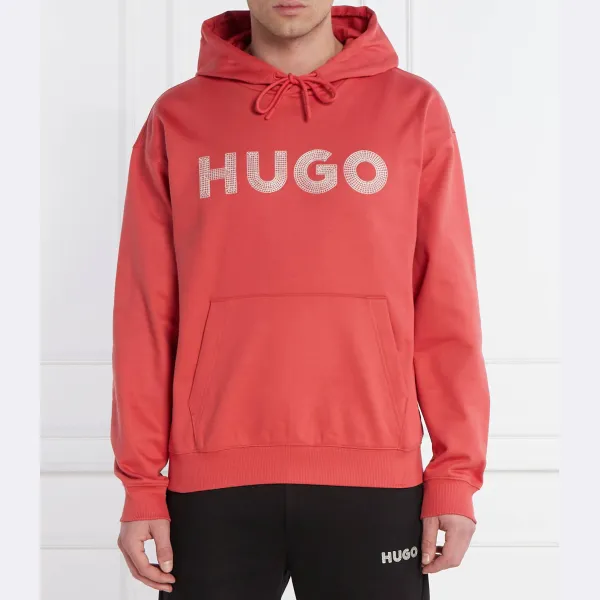 Толстовка с капюшоном стандартного кроя Hugo, красный
Толстовка с капюшоном стандартного кроя Hugo, красный