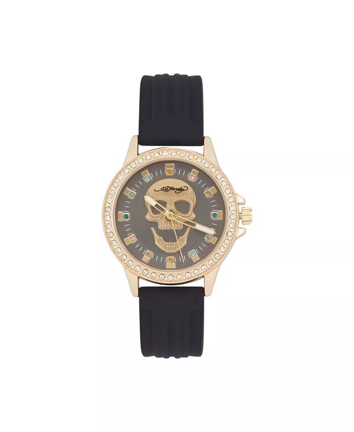 Женские аналоговые часы с кварцевым матовым черным силиконовым ремешком, 38 мм Ed Hardy, черный, Позолоченный, Женские аналоговые часы с кварцевым матовым черным силиконовым ремешком, 38 мм Ed Hardy, черный
Женские аналоговые часы с кварцевым матовым черным силиконовым ремешком, 38 мм Ed Hardy, черный, Позолоченный, Женские аналоговые часы с кварцевым матовым черным силиконовым ремешком, 38 мм Ed Hardy, черный