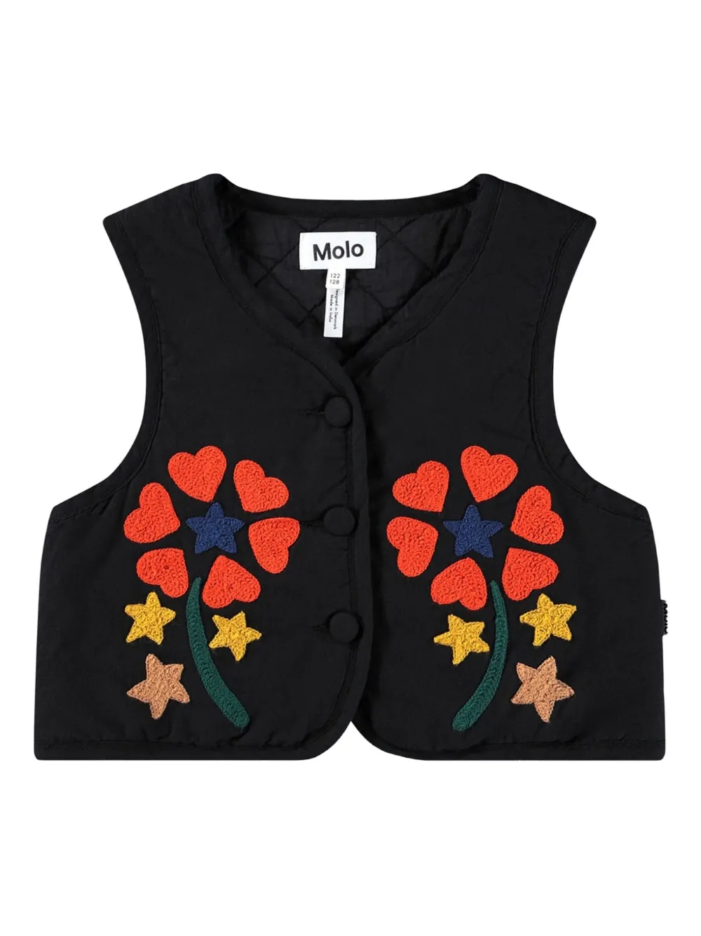 Жилет с вышивкой Molo, черный
Жилет с вышивкой Molo, черный