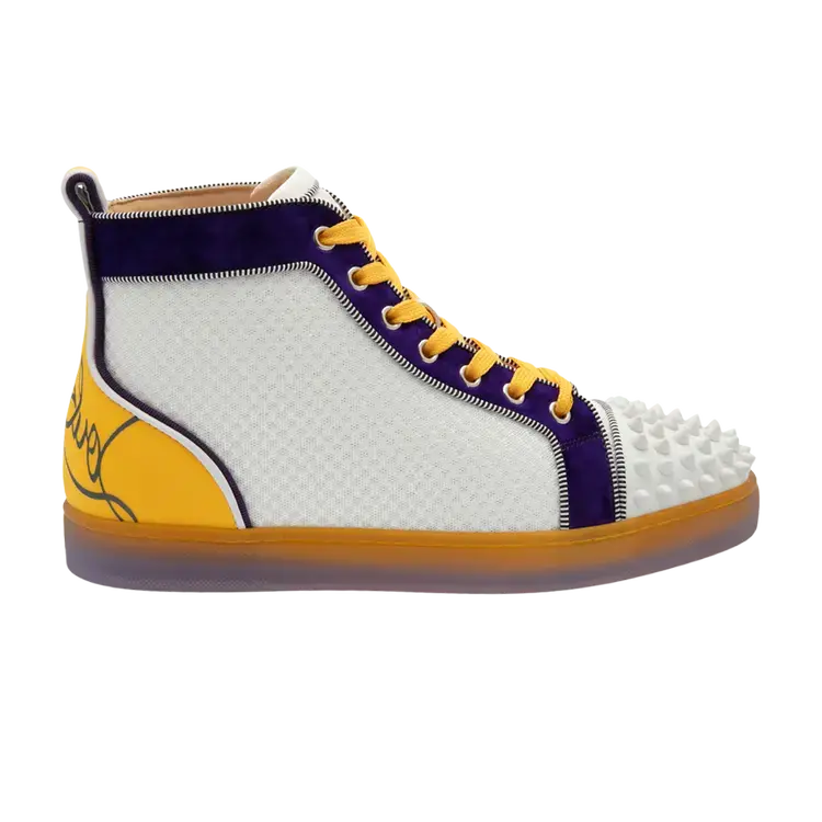 Кроссовки Christian Louboutin Fun Lou Spikes Flat High 'Purple Yellow', белый
Кроссовки Christian Louboutin Fun Lou Spikes Flat High 'Purple Yellow', белый
