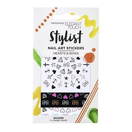 Элегантные сенсорные наклейки для дизайна ногтей с сердечками и бантиками, Unbekannt
Элегантные сенсорные наклейки для дизайна ногтей с сердечками и бантиками, Unbekannt