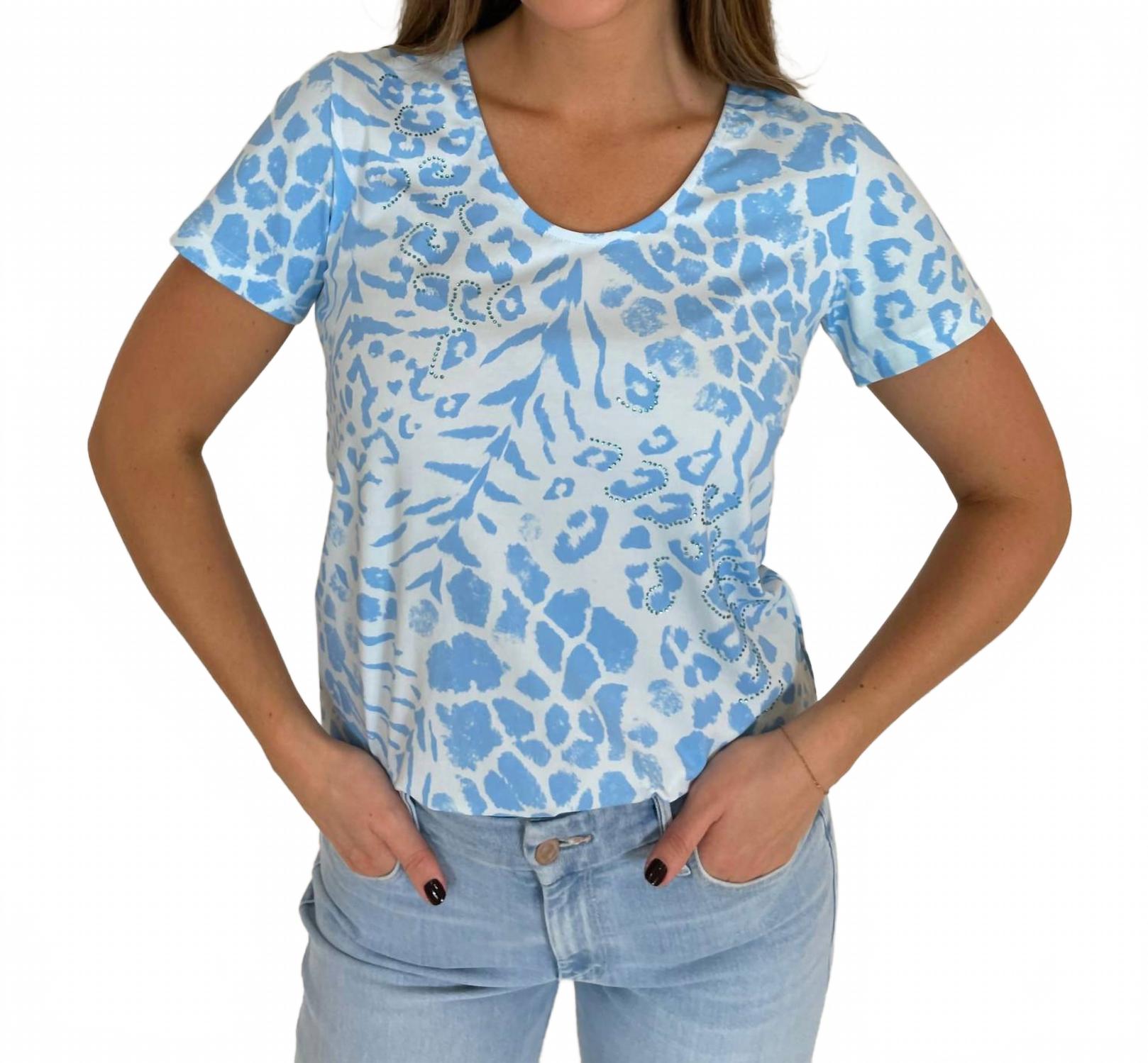 Футболка Audrey с животными в светло-голубом цвете Leo Ugo
Футболка Audrey с животными в светло-голубом цвете Leo Ugo