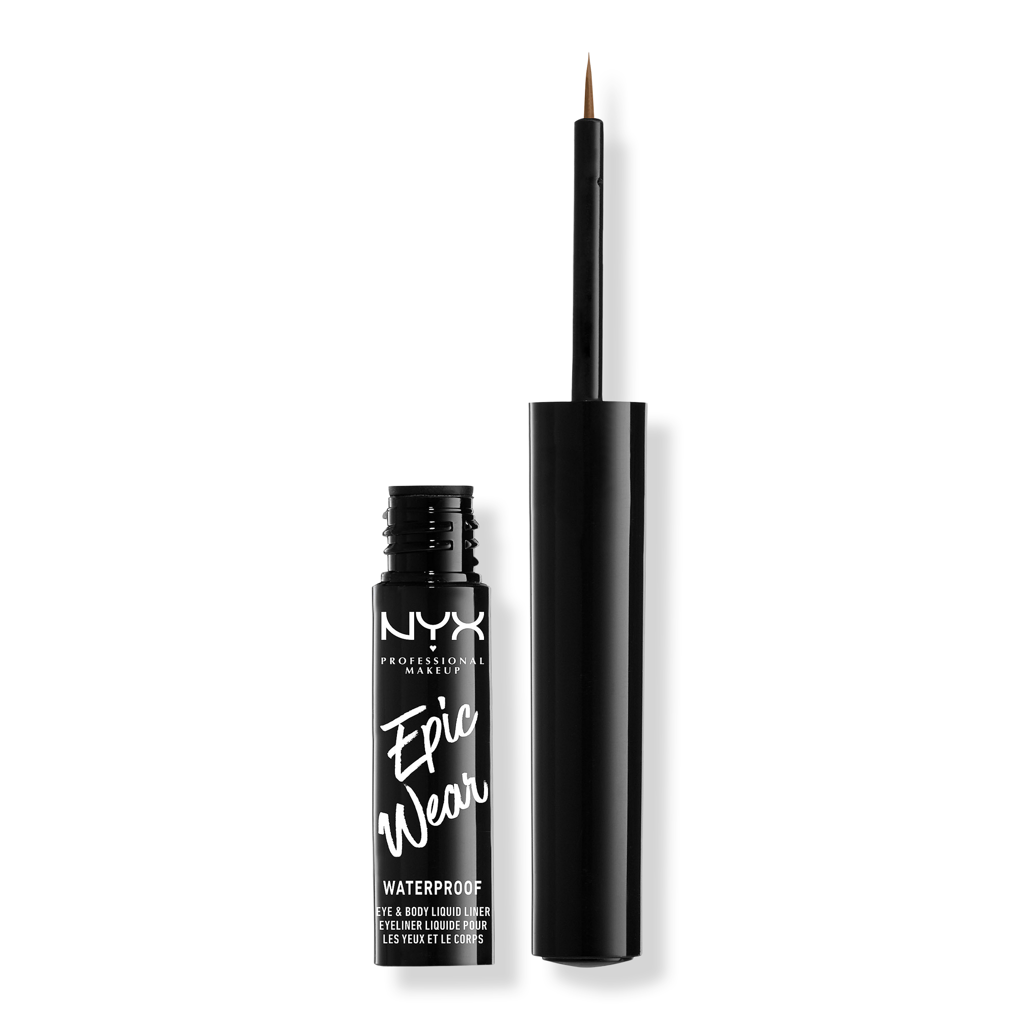 Жидкая металлическая подводка для глаз Epic Wear NYX Professional Makeup, Brown Metal (metallic brown)
Жидкая металлическая подводка для глаз Epic Wear NYX Professional Makeup, Brown Metal (metallic brown)