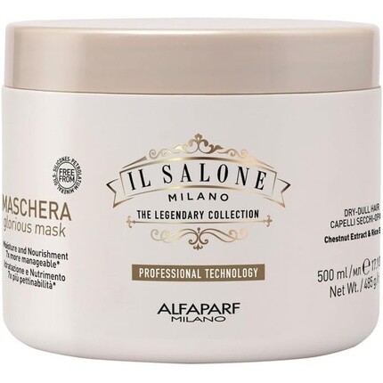 Il Salone Milano Glorious Mask 500ml - Маска для сухих и тусклых волос Alfaparf Milano
Il Salone Milano Glorious Mask 500ml - Маска для сухих и тусклых волос Alfaparf Milano