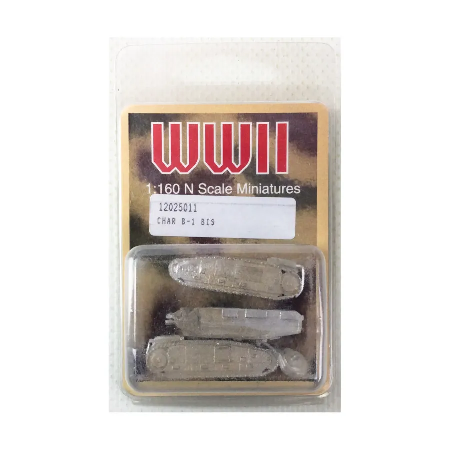 Чар Б-1 Бис, WWII Miniatures (1:160)
Чар Б-1 Бис, WWII Miniatures (1:160)