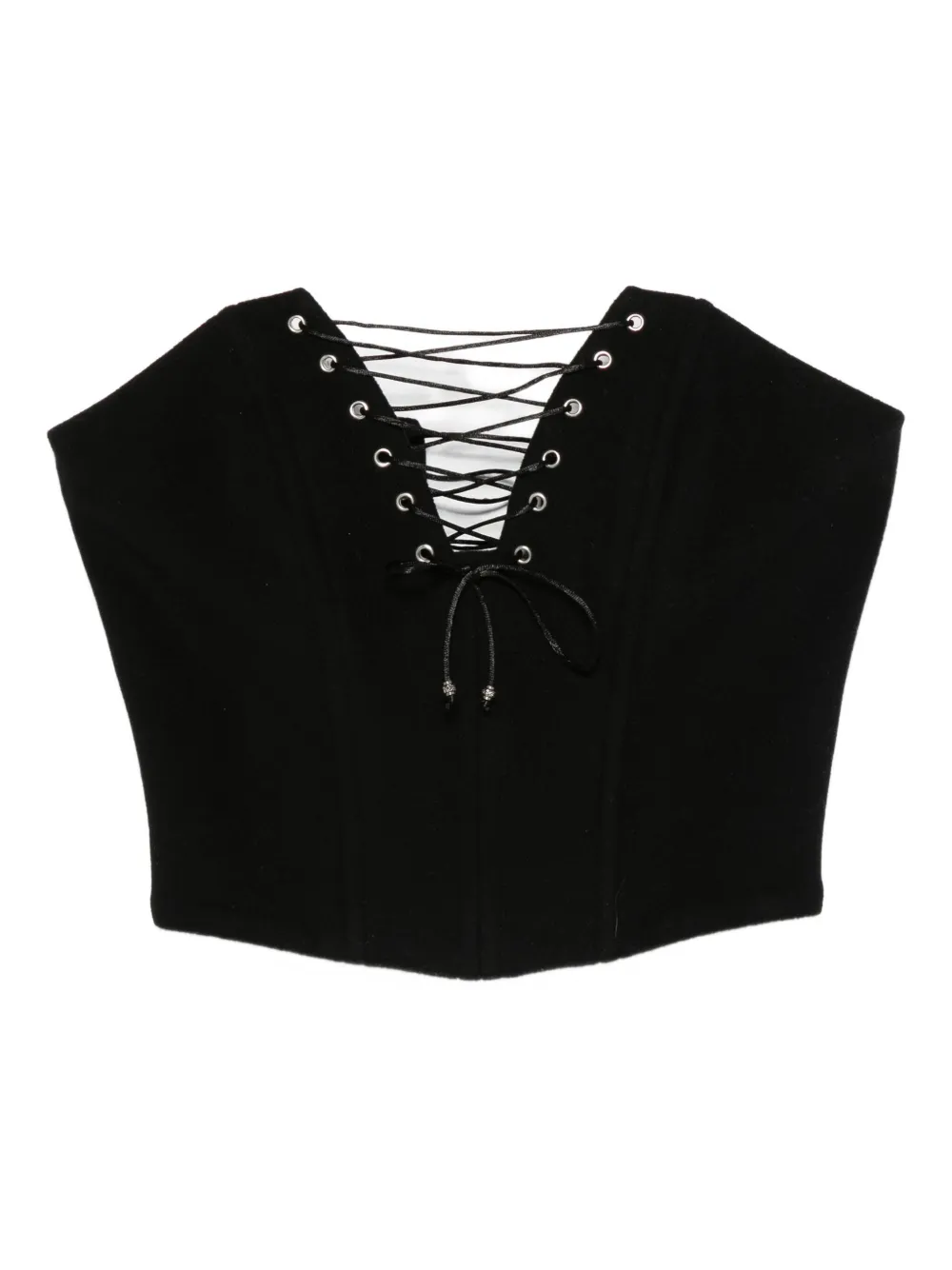 Корсетный топ со шнуровкой Vestiaire d'un Oiseau Libre, черный
Корсетный топ со шнуровкой Vestiaire d'un Oiseau Libre, черный