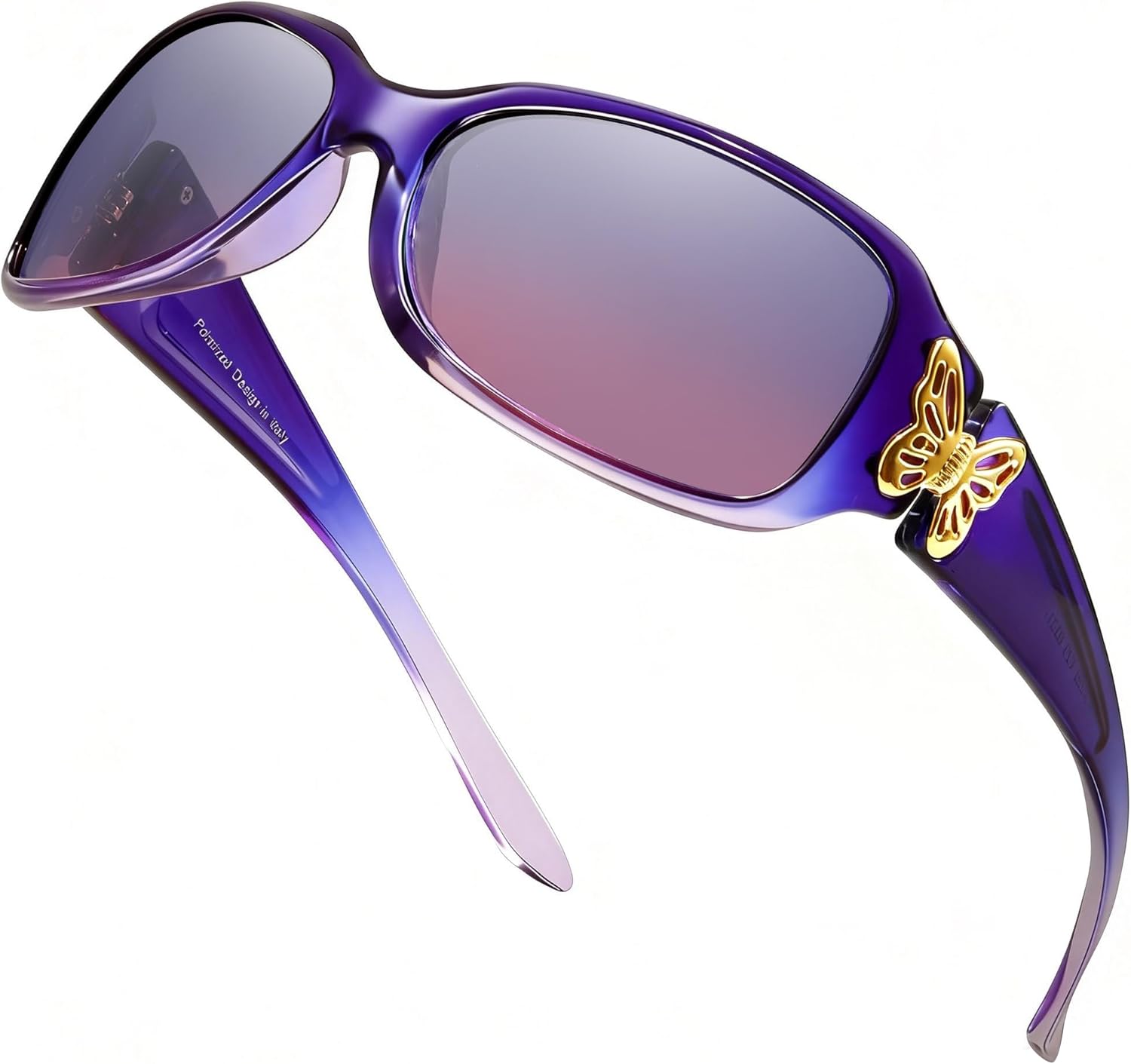 Поляризованные солнцезащитные очки LVIOE для женщин, модный дизайн с бабочками, для вождения и рыбалки, защита от УФ-излучения 99,99%, A18 Gradient Blue Purple Frame Polarized Womens Sunglasses
Поляризованные солнцезащитные очки LVIOE для женщин, модный дизайн с бабочками, для вождения и рыбалки, защита от УФ-излучения 99,99%, A18 Gradient Blue Purple Frame Polarized Womens Sunglasses