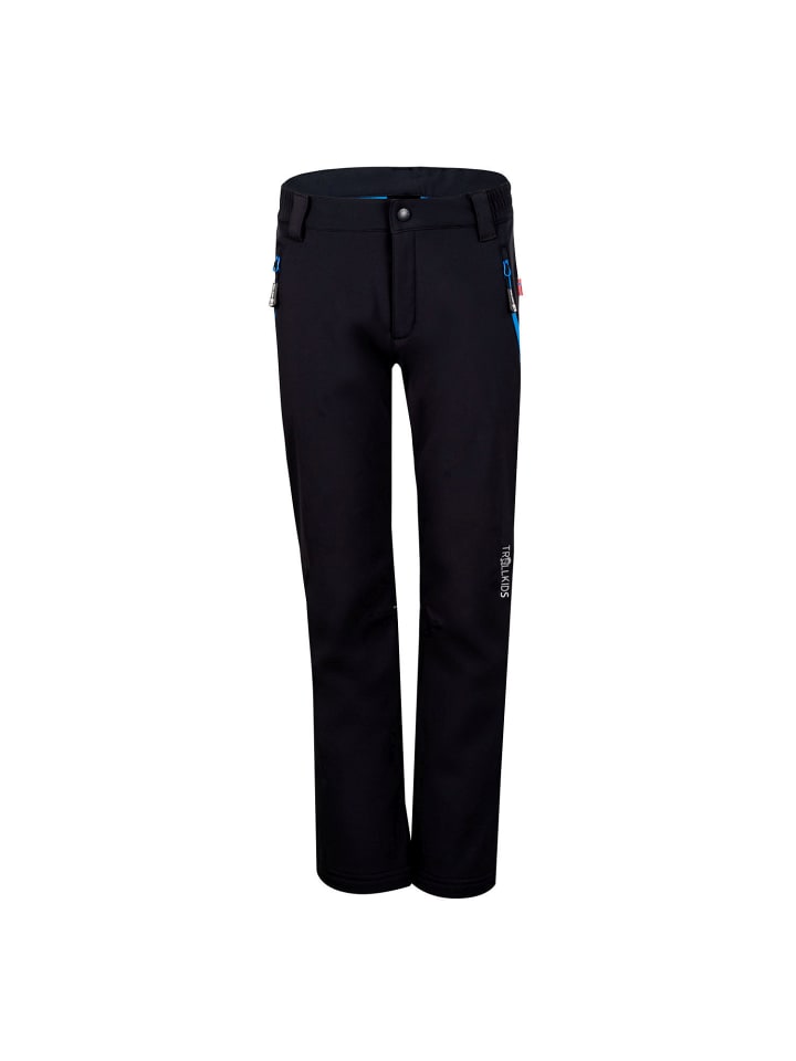 Брюки софтшелл Fjell черного цвета Trollkids
Брюки софтшелл Fjell черного цвета Trollkids