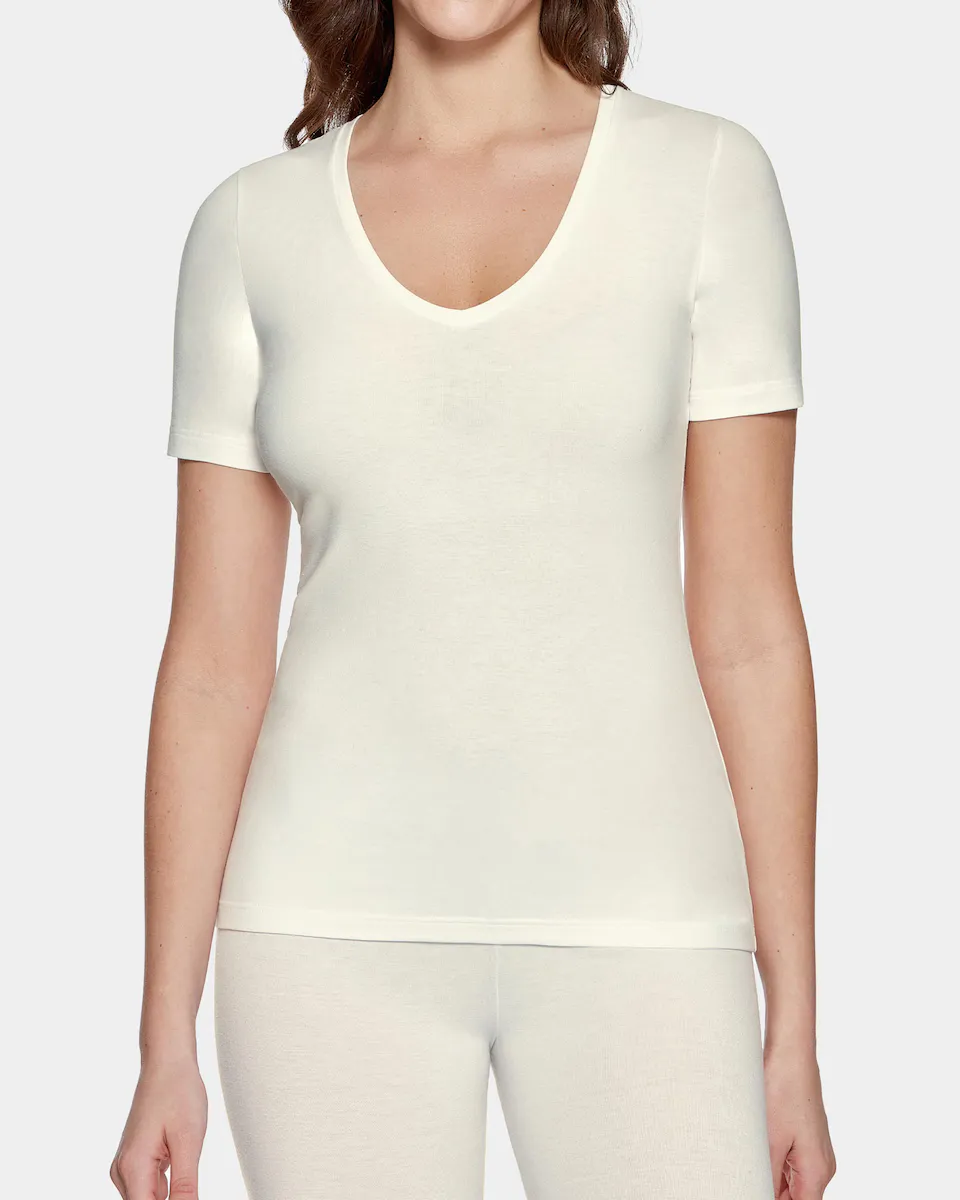 Женская майка с короткими рукавами из шерсти лиоцелла Impetus, белый
Женская майка с короткими рукавами из шерсти лиоцелла Impetus, белый