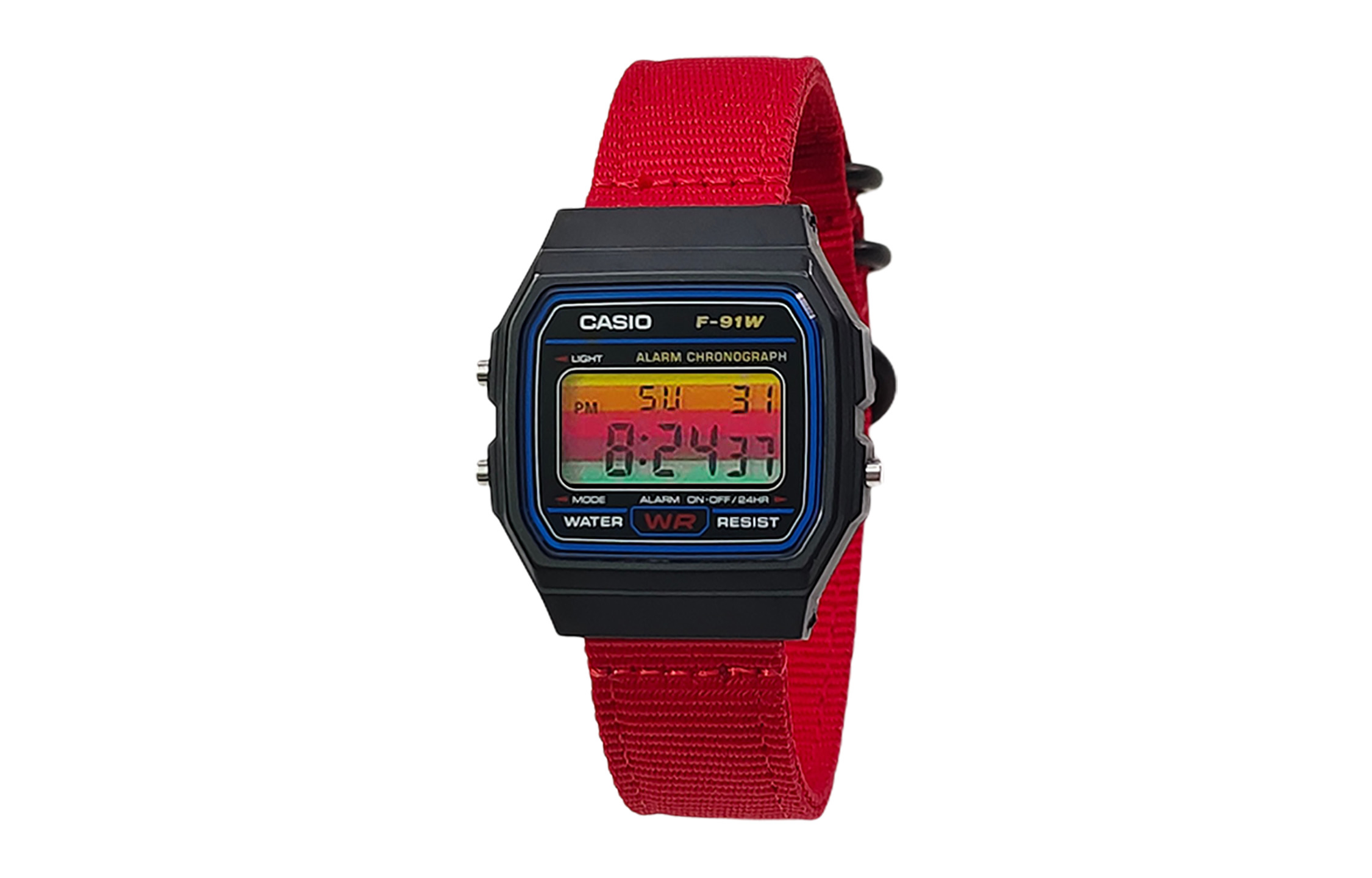 CASIO Мужские часы Retrofit Series с кварцевым механизмом и нейлоновым ремешком, черный циферблат
CASIO Мужские часы Retrofit Series с кварцевым механизмом и нейлоновым ремешком, черный циферблат