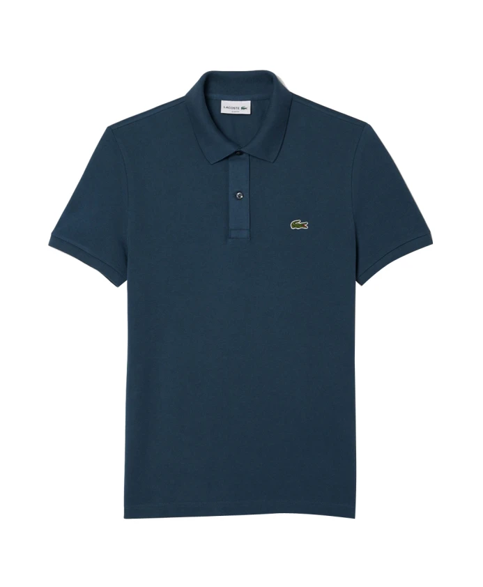 Синяя приталенная рубашка-поло Lacoste, синий
Синяя приталенная рубашка-поло Lacoste, синий