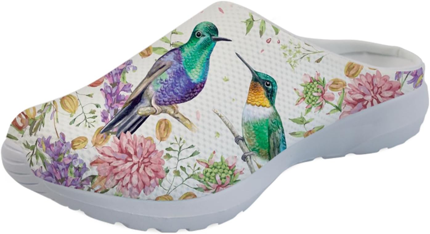 GLENLCWE Милые мужские сабо с коровьим принтом, женские прогулочные мюли, кроссовки, сетчатые мягкие садовые сабо, легкая водная обувь, Hummingbird Peony
GLENLCWE Милые мужские сабо с коровьим принтом, женские прогулочные мюли, кроссовки, сетчатые мягкие садовые сабо, легкая водная обувь, Hummingbird Peony