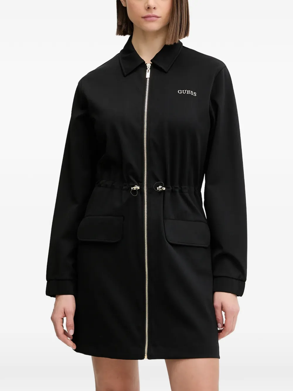 Мини-платье Carla на молнии с завязками Guess Usa, черный
Мини-платье Carla на молнии с завязками Guess Usa, черный