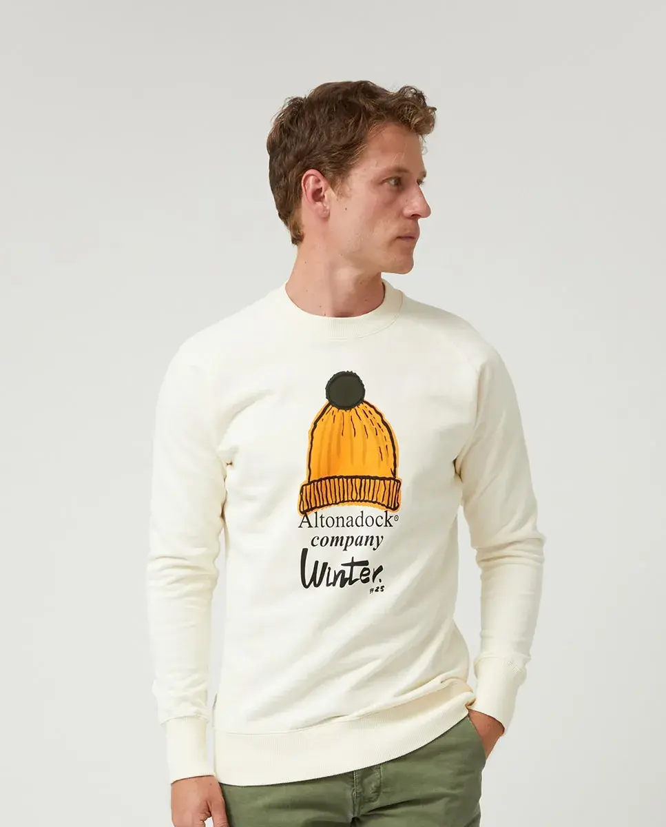 Мужская толстовка без капюшона slim fit Altonadock, белый
Мужская толстовка без капюшона slim fit Altonadock, белый