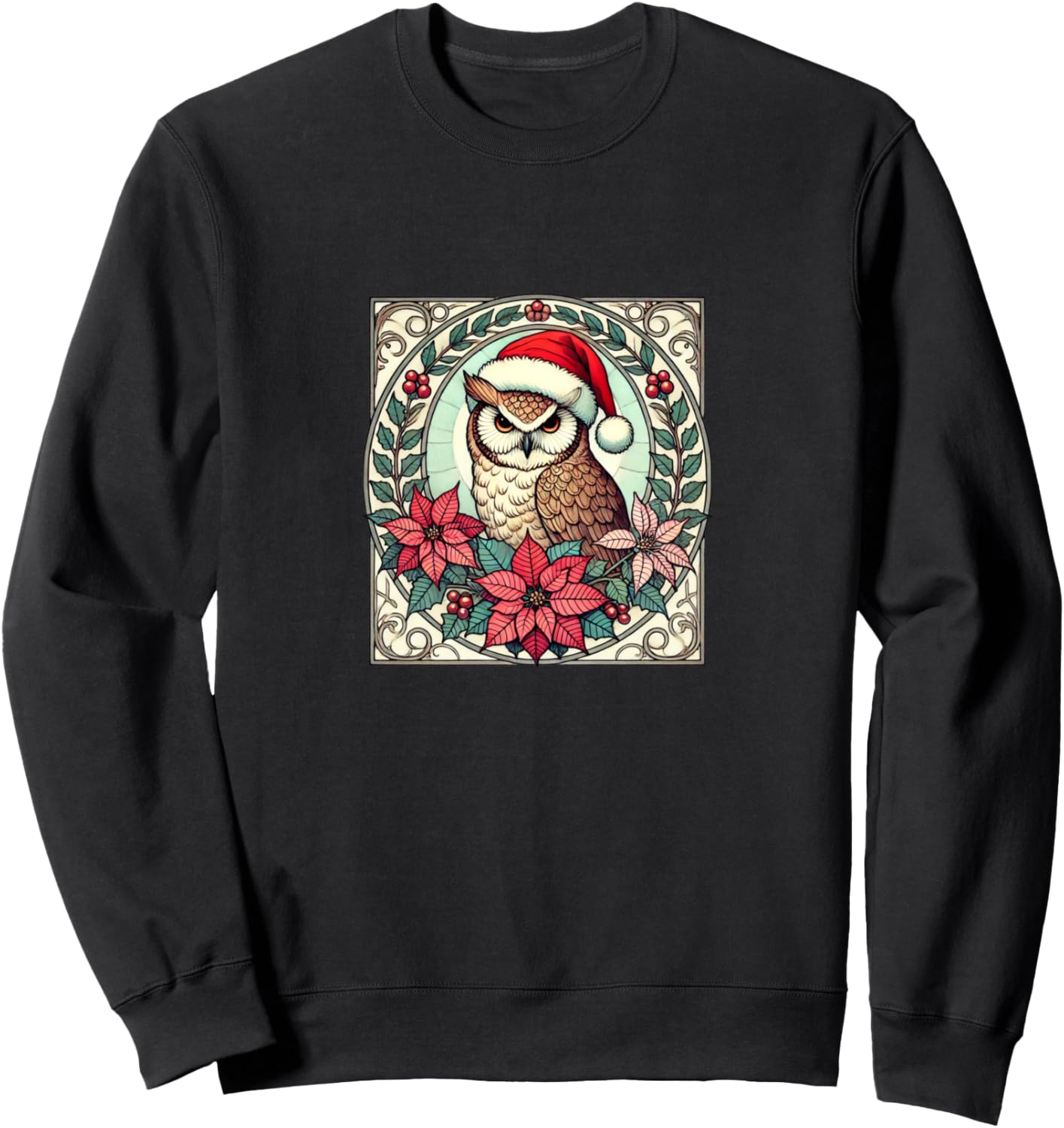 Толстовка с изображением рождественской совы Owl Yuletide Snugg, черный
Толстовка с изображением рождественской совы Owl Yuletide Snugg, черный