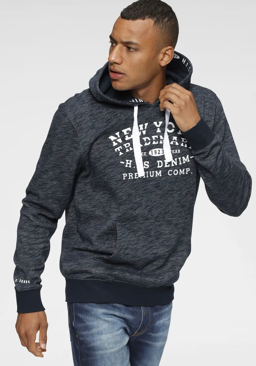 Толстовка H.I.S с капюшоном и лентой с принтом на капюшоне, синий
Толстовка H.I.S с капюшоном и лентой с принтом на капюшоне, синий