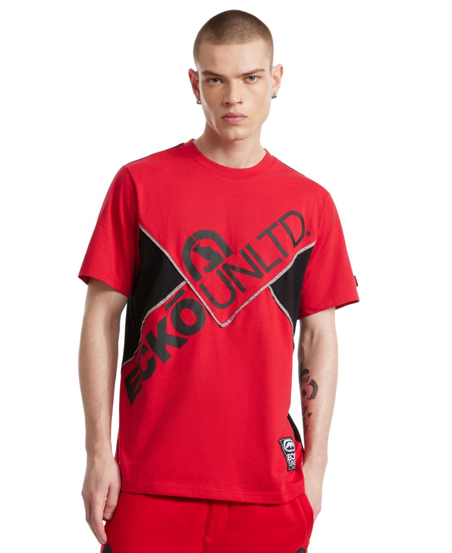 Мужская футболка с геометрическим графическим принтом Ecko Unltd, True Red
Мужская футболка с геометрическим графическим принтом Ecko Unltd, True Red