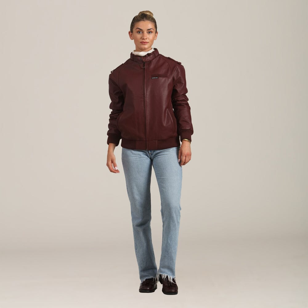 Женская куртка-бомбер Iconic Racer из искусственной кожи Members Only, цвет burgundy
Женская куртка-бомбер Iconic Racer из искусственной кожи Members Only, цвет burgundy