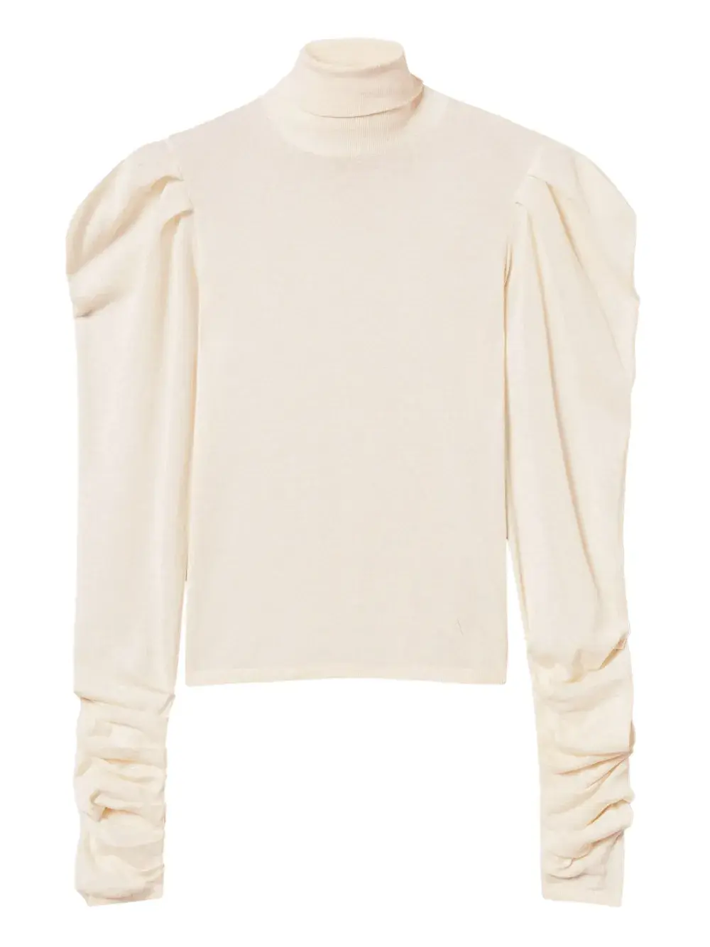 Свитер с высоким воротником и объемными рукавами TWINSET, белый
Свитер с высоким воротником и объемными рукавами TWINSET, белый