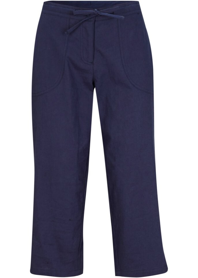 Льняные брюки 3/4 Bpc Bonprix Collection, синий
Льняные брюки 3/4 Bpc Bonprix Collection, синий