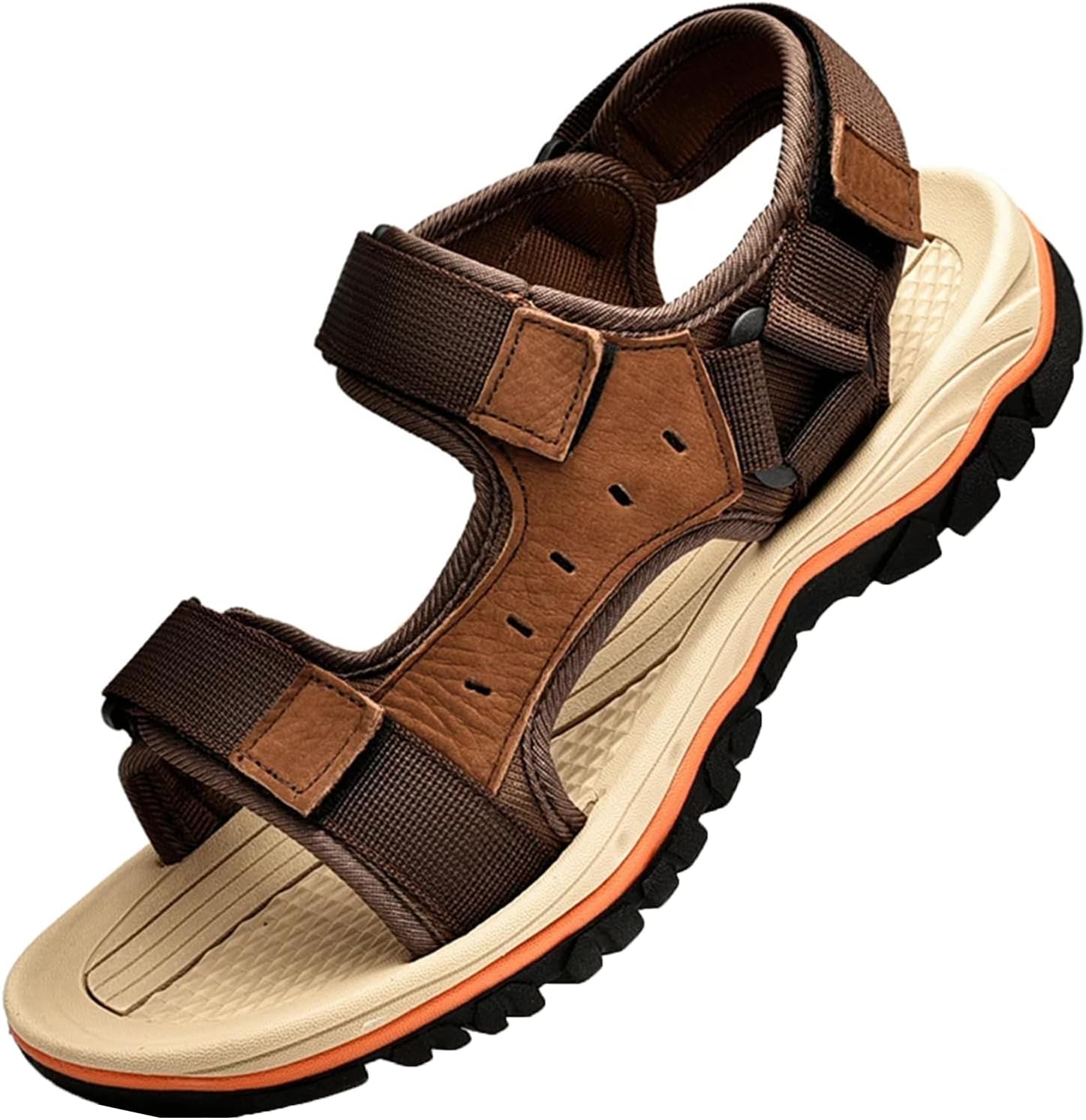 Мужские сандалии из натуральной кожи, открытые римские сандалии Generic, коричневый
Мужские сандалии из натуральной кожи, открытые римские сандалии Generic, коричневый