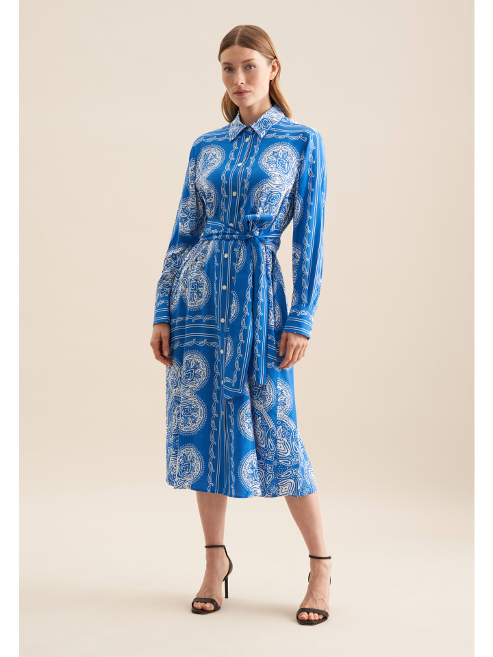 Платье до колена Seidensticker, средне-синий
Платье до колена Seidensticker, средне-синий