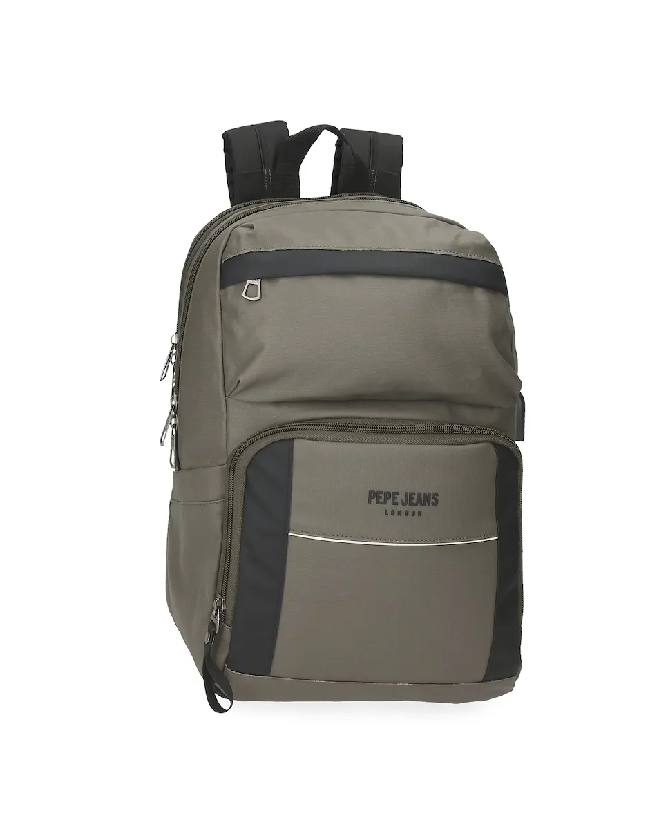 Рюкзак для ноутбука 13,3" Dortmund с передним карманом Pepe Jeans, зеленый
Рюкзак для ноутбука 13,3" Dortmund с передним карманом Pepe Jeans, зеленый