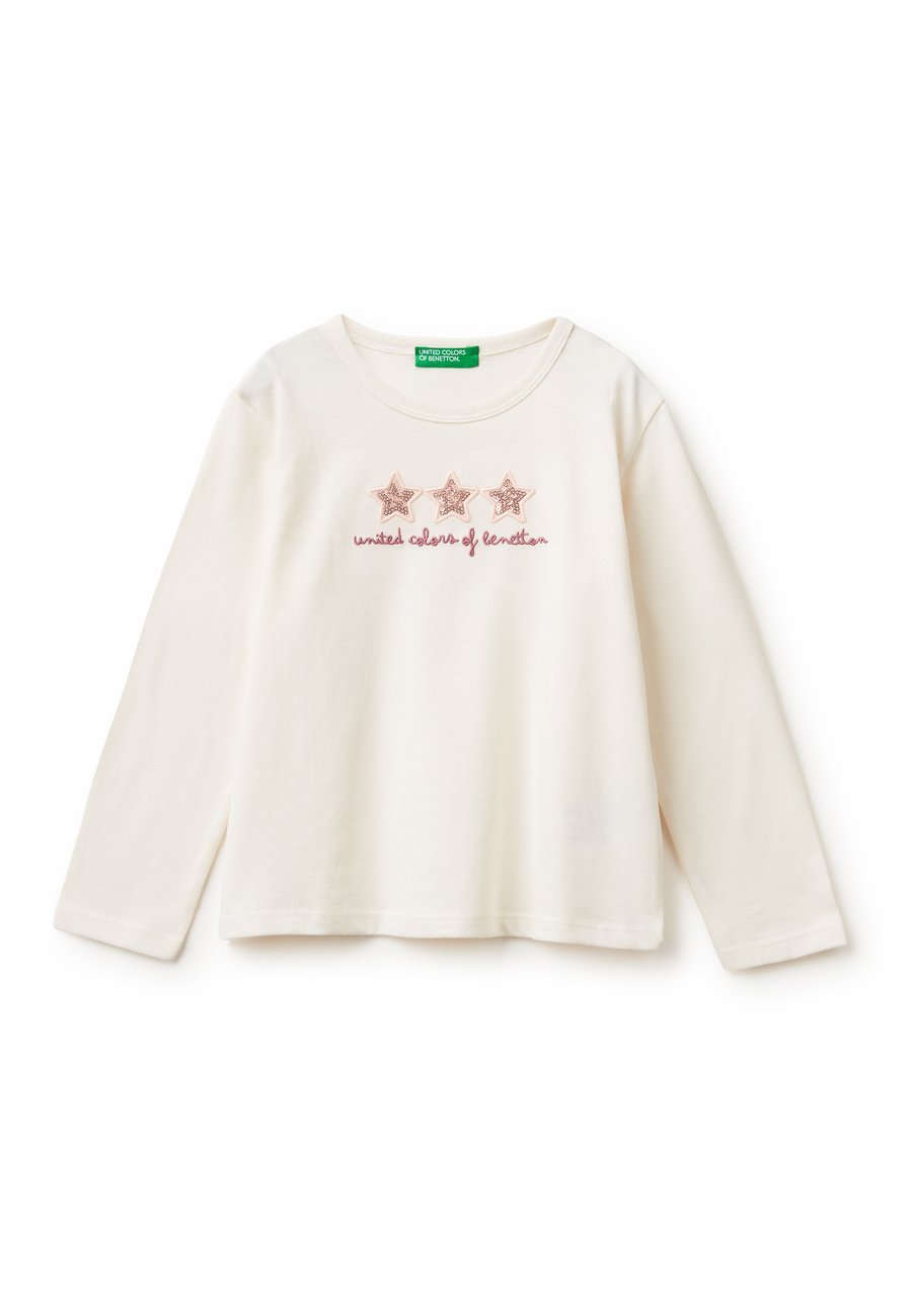 Топ United Colors of Benetton Long sleeved top, White
Топ United Colors of Benetton Long sleeved top, White
