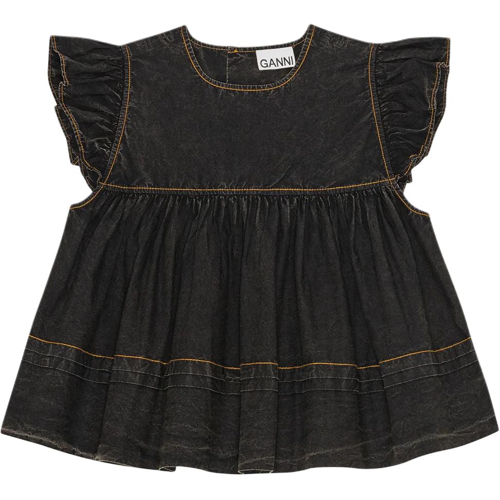 GANNI Женская черная рубашка
GANNI Женская черная рубашка