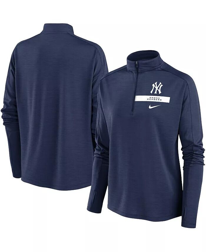 Женская футболка Navy New York Yankees Primetime Local Touch Pacer с застежкой-молнией на четверть длины Nike
Женская футболка Navy New York Yankees Primetime Local Touch Pacer с застежкой-молнией на четверть длины Nike
