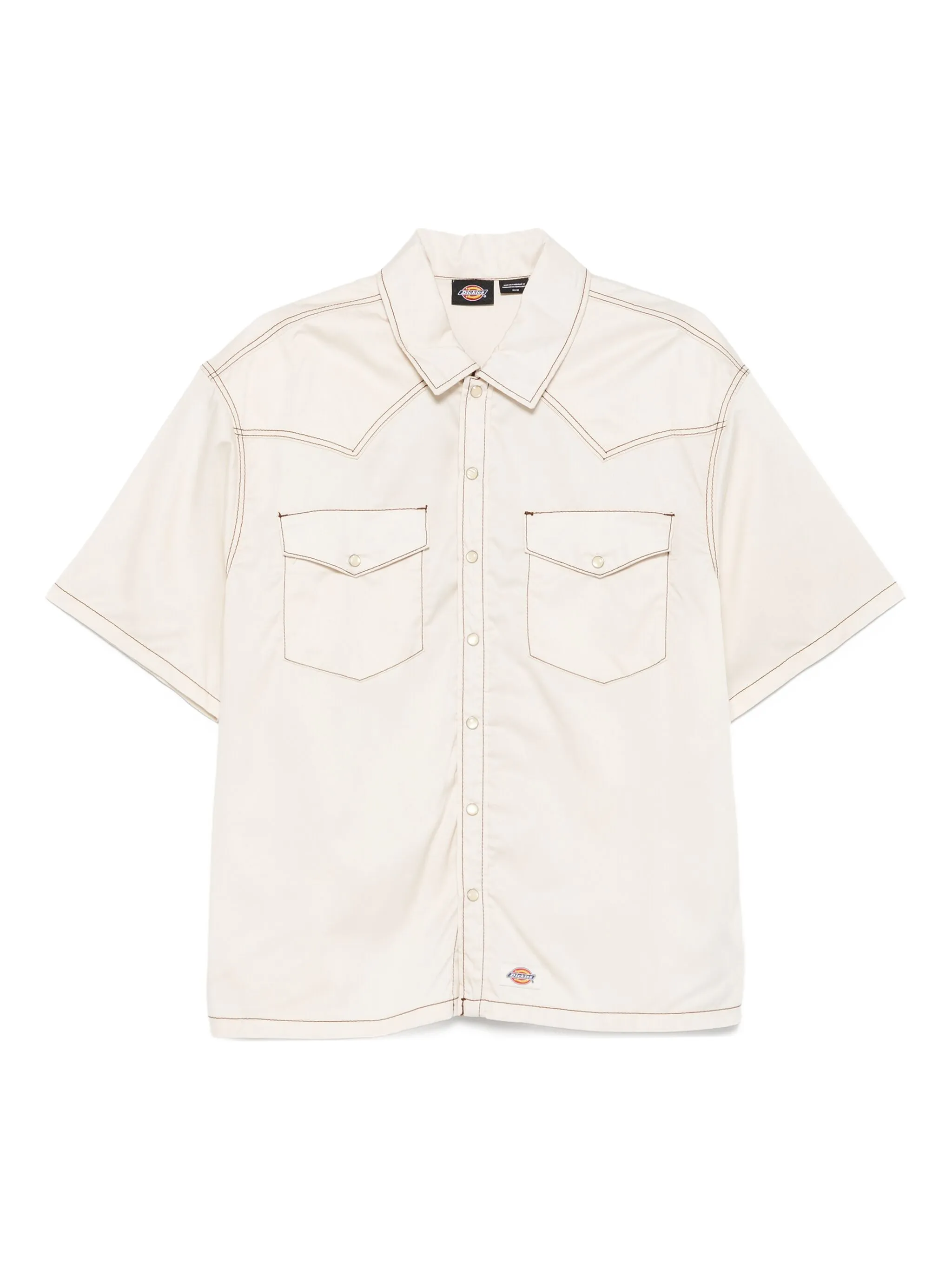 Рубашка на пуговицах Dickies, бежевый
Рубашка на пуговицах Dickies, бежевый