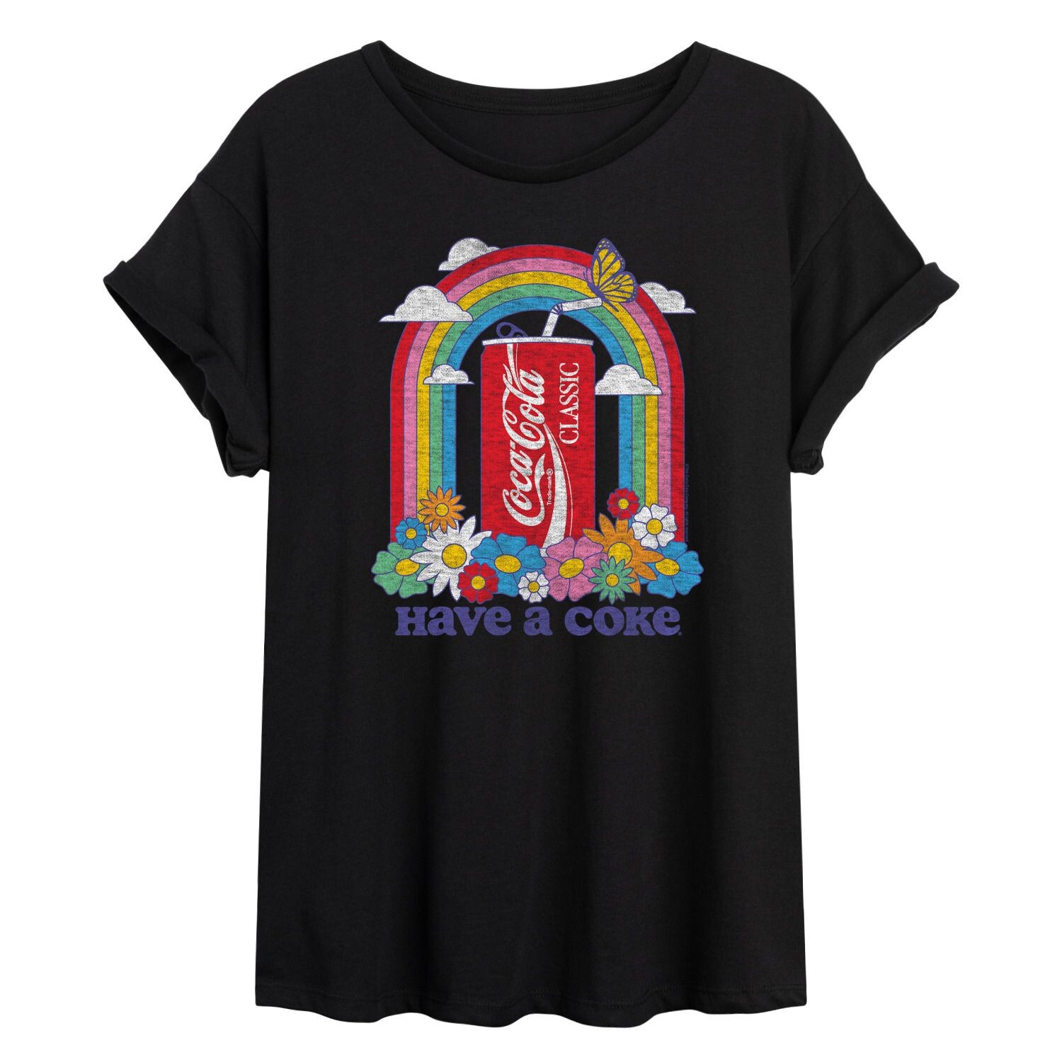 Футболка с изображением Coca-Cola для юниоров Have A Coke Flowy Coke Licensed Character, черный
Футболка с изображением Coca-Cola для юниоров Have A Coke Flowy Coke Licensed Character, черный