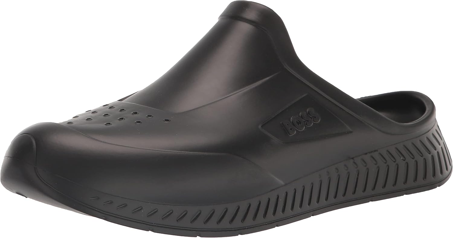 BOSS Men's Rubber Slide Clogs, черный
BOSS Men's Rubber Slide Clogs, черный