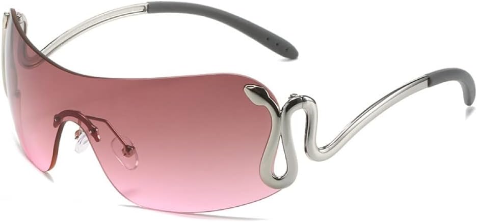 Большие прямоугольные солнцезащитные очки без оправы для женщин, змеиная змеиная оправа, солнцезащитные очки в стиле панк, защита от ультрафиолета UV400 LANGSER, C4 Brown Pink
Большие прямоугольные солнцезащитные очки без оправы для женщин, змеиная змеиная оправа, солнцезащитные очки в стиле панк, защита от ультрафиолета UV400 LANGSER, C4 Brown Pink