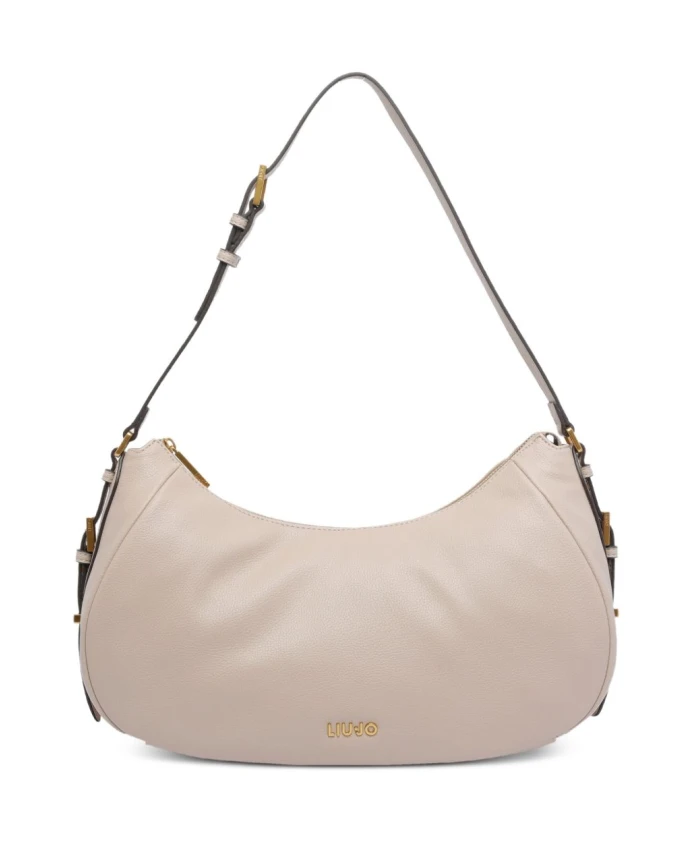 Изогнутая бежевая сумка через плечо с логотипом Liu Jo, бежевый
Изогнутая бежевая сумка через плечо с логотипом Liu Jo, бежевый