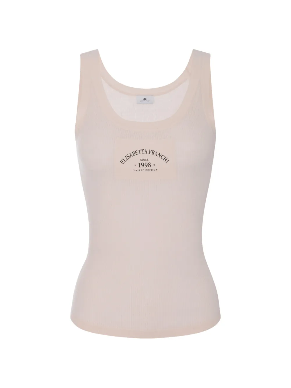 Майка в рубчик Elisabetta Franchi, бежевый
Майка в рубчик Elisabetta Franchi, бежевый