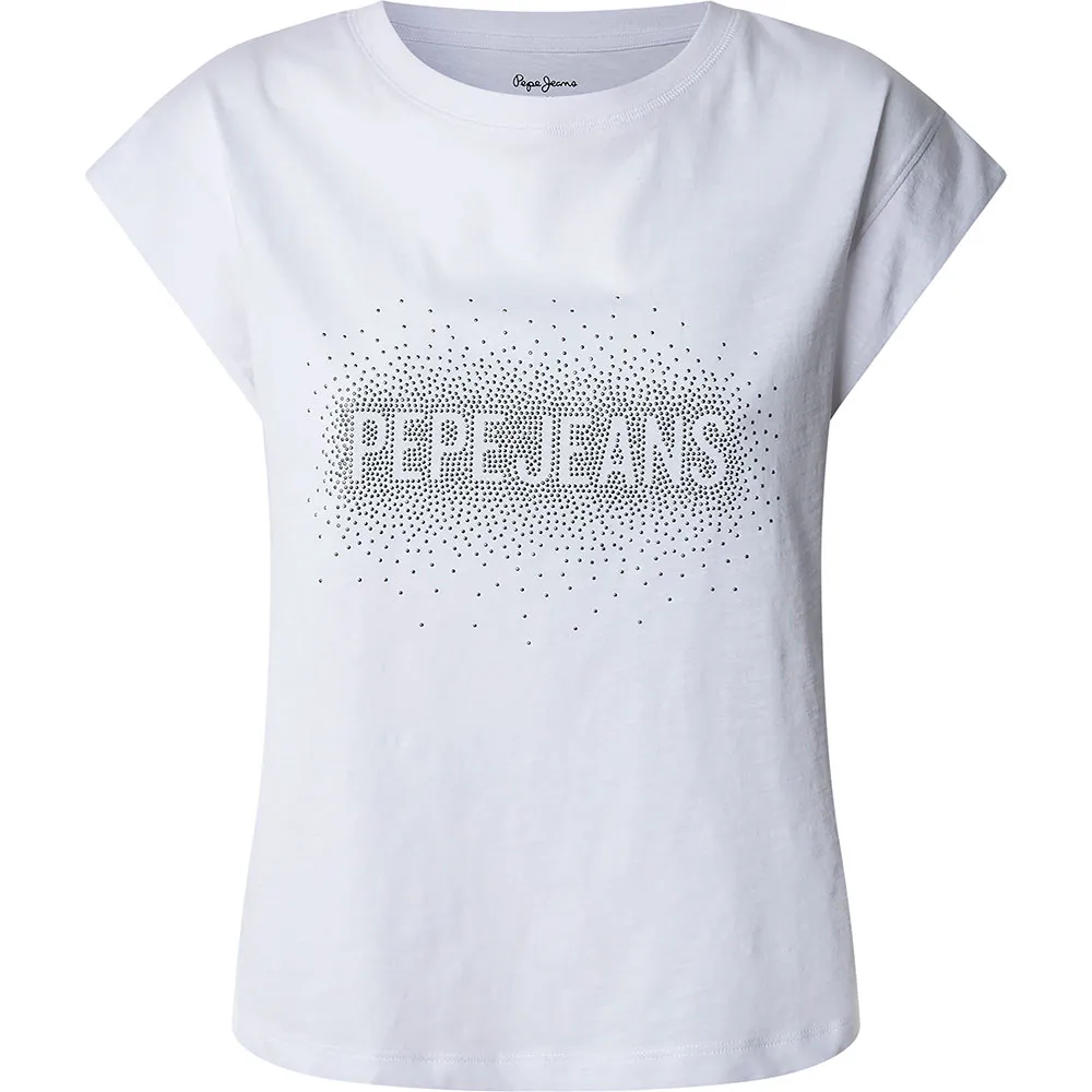 Футболка с коротким рукавом Pepe Jeans Raya, белый 
Футболка с коротким рукавом Pepe Jeans Raya, белый
