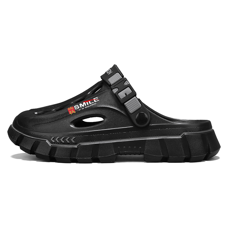 NANJIREN Клоги мужские черно-серые, цвет Black Gray
NANJIREN Клоги мужские черно-серые, цвет Black Gray