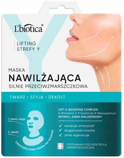 Маска для лица, 1 шт. Lbiotica Y Zone Lifting, LBIOTICA / BIOVAX
Маска для лица, 1 шт. Lbiotica Y Zone Lifting, LBIOTICA / BIOVAX