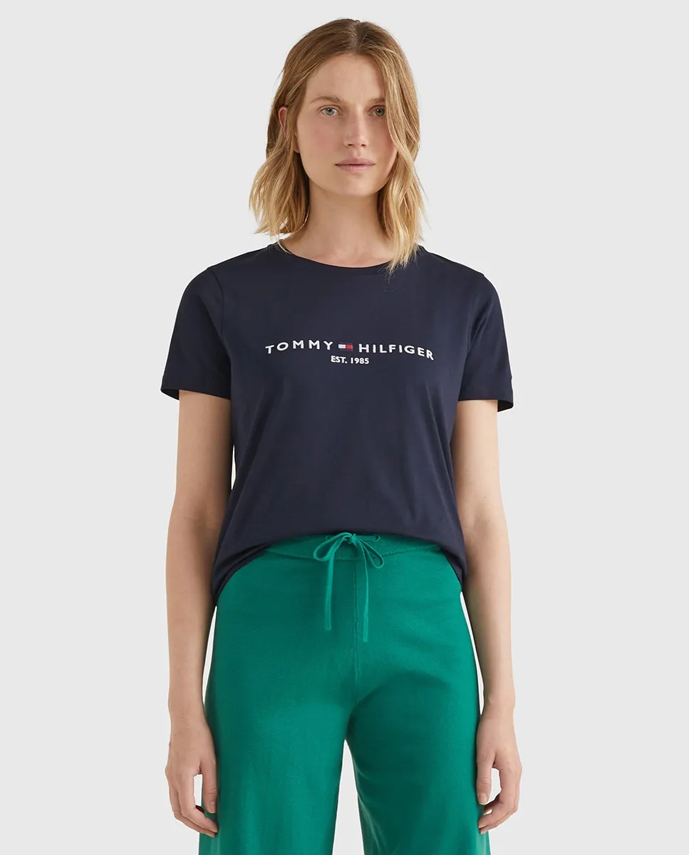 Женская футболка с короткими рукавами и круглым вырезом Tommy Hilfiger, тёмно-синий
Женская футболка с короткими рукавами и круглым вырезом Tommy Hilfiger, тёмно-синий